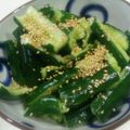 KAIMM's cooksnap of when they made ５分で完成♪叩きキュウリの中華風浅漬け.