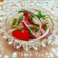 inyako's cooksnap of when they made ✿タコとトマトのディルでマリネ✿.