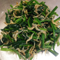 アクティー☆€€€€'s cooksnap of when they made ほうれん草とちりめんの和え物.