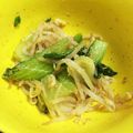 にゃゎゎ's cooksnap of when they made 簡単中華風！青梗菜ともやしのナムル.