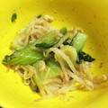にゃゎゎ's cooksnap of when they made 簡単中華風！青梗菜ともやしのナムル.