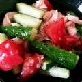 ゆっきい９'s cooksnap of when they made すぐ出せる♪トマトとキュウリのマリネ.