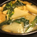 さきゆーママ's cooksnap of when they made カブと白菜と油揚げの味噌汁.