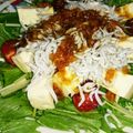 yukisoleil's cooksnap of when they made 豆腐としらすの梅サラダ.