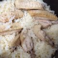305☆'s cooksnap of when they made 炊飯器で楽々チキンライス.