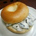 まやしゅうまま's cooksnap of when they made オレオヨーグルト☆ベーグルサンド.