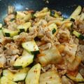 はるかっち１号's cooksnap of when they made ズッキーニの豚キムチ炒め♪.