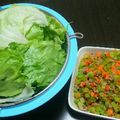 きのっぴぃ２号's cooksnap of when they made ひき肉とセロリのレタス包み.