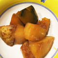みゃも＠'s cooksnap of when they made 【常備菜】かぼちゃとジャガイモの煮物.