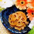 makichihua's cooksnap of when they made レンコンのきんぴら ゴマ山椒風味.