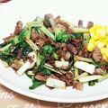 ほげウサ。's cooksnap of when they made ターサイひき肉ピリ辛炒め.