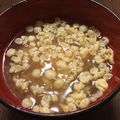 四児のハハ's cooksnap of when they made 落とし卵入り♪至福の天かすみぞれ汁.