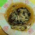 double-rainbow's cooksnap of when they made 豆腐とひじきと豚のハンバーグ☆きのこあん.