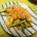 時花菜's cooksnap of when they made アスパラのマヨネーズ炒め.