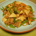 時花菜's cooksnap of when they made タケノコと野菜のコチュジャン炒め.