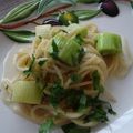 melmarilyn's cooksnap of when they made 長ねぎとゴルゴンゾーラのパスタ.