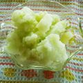 あーもこ's cooksnap of when they made 材料2つで✿簡単✿メロンヨーグルトアイス.
