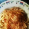 空遥☆ましゃlove's cooksnap of when they made 我が家の焼きうどん ♪（牛肉しょうゆ味）.