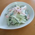raifu's cooksnap of when they made うどとキュウリのマヨネーズサラダ.