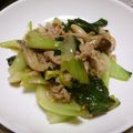 クックC2UMZC☆'s cooksnap of when they made 豚肉とチンゲン菜の塩ダレ炒め.