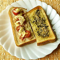 まんまるまうちゃん's cooksnap of when they made サクサク♪　お茶のトースト.