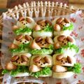 ちゃんねるゆみ's cooksnap of when they made わんこちぎりぱん♪ホットドッグ☆.