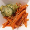 Sayachen's cooksnap of when they made 【簡単・常備菜】人参ときゅうりのナムル.