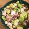 moc058's cooksnap of when they made そら豆のアヒージョ♡.