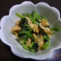 黒茶にゃんこ's cooksnap of when they made 小松菜と油揚げの胡麻和え.