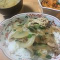 バジオン's cooksnap of when they made 豚丼.
