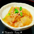 inyako's cooksnap of when they made 大根と豚肉の炒め煮.
