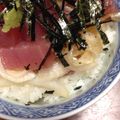 ちゃぎー's cooksnap of when they made 新玉葱入りマグロの漬け丼.