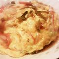 matiyo's cooksnap of when they made 超簡単で超美味♡かに玉丼♡.