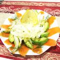 made☆leine's cooksnap of when they made スモークサーモンとアボカドのレモンサラダ.