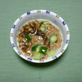 *ひろみ*'s cooksnap of when they made ねばねば美味！胡瓜ともずく酢の納豆和え★.