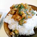 むぴょこぴょこん's cooksnap of when they made 納豆の大葉和え.