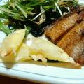 かなニャンコ's cooksnap of when they made おつまみ♡餃子の皮でチーズ揚げ.
