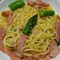 マサール0311's cooksnap of when they made アスパラとベーコンの塩レモンパスタ.
