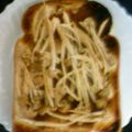 ミヤ吉's cooksnap of when they made 　きのこの味噌マヨトースト.