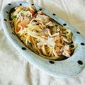 kururin18's cooksnap of when they made ツナとしめじの和風パスタ.