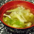 なむい's cooksnap of when they made ☆♪しめじとｷｬﾍﾞﾂのｽｰﾌﾟ&煮☆♪.