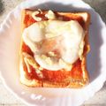 くしきゆず's cooksnap of when they made お餅アレンジ★とろけるハニー餅トースト.