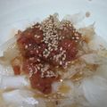 cooktorako's cooksnap of when they made 大根サラダ&梅肉あん.