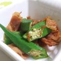 ジーナン's cooksnap of when they made ご飯もお酒もすすむ♪おくらベーコン炒め.