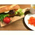 ぷえたん's cooksnap of when they made リメイク！ローストチキン＆クリチサンド.