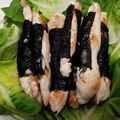 育休パパ料理修行中's cooksnap of when they made チーズがとろり♪ササミの海苔巻.