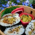 もりあん農園's cooksnap of when they made かつおぶしとたくあんのおにぎらず.