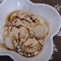 猫のミイヤ's cooksnap of when they made 簡単おやつ♪黒蜜きな粉白玉.