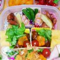 ききはは's cooksnap of when they made 運動会のお弁当♪おかず10種♪牛乳パック.