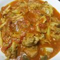 Ｍぱん's cooksnap of when they made ♠鶏肉とキャベツのトマト煮込み♠.